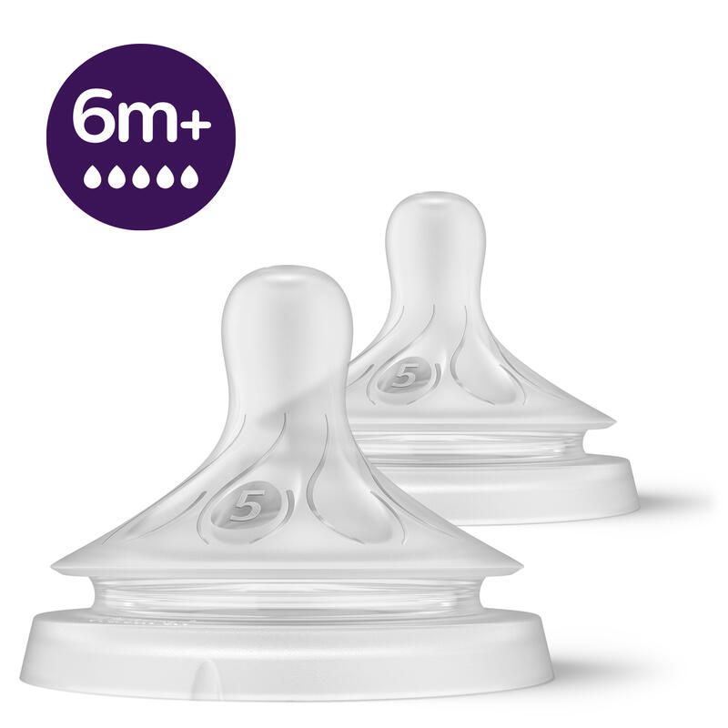 Tetines Natural X2 6m+ Debit 5 - avent