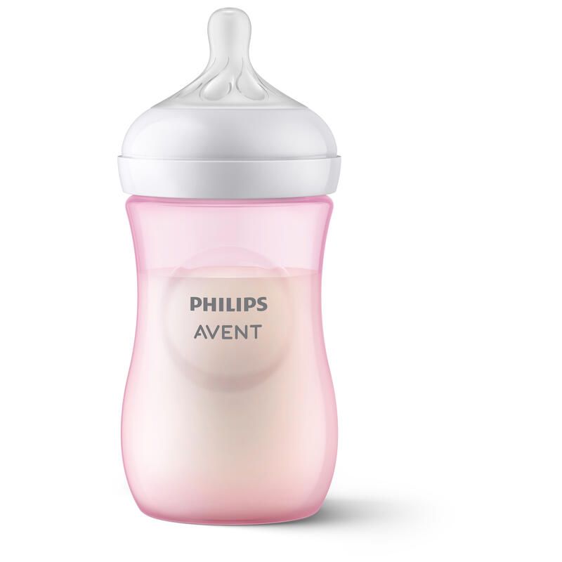 Biberon Natural 260ml Rose - avent