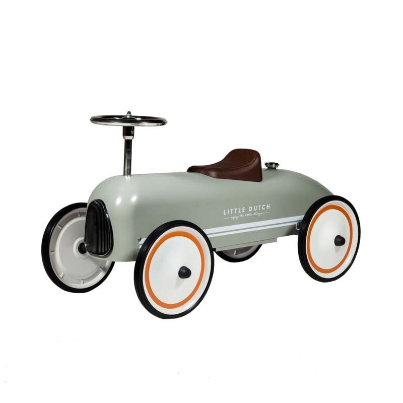 Voiture Retro Roller Vintage 2a+ Vert - little dutch