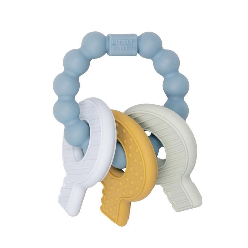 Jouet Dentition Clefs 4m+ Bleu - little dutch