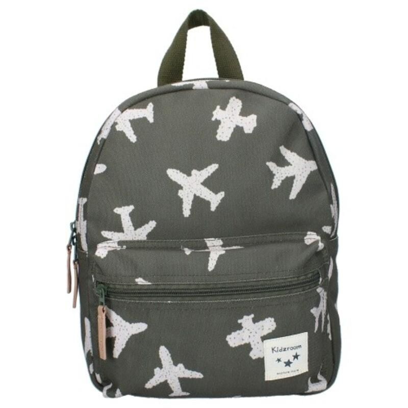 Sac A Dos Enfant Avions Kaki Kidzroom - kidzroom