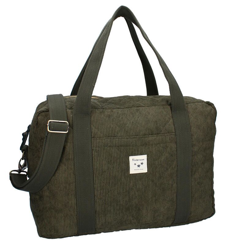Sac A Langer Velours Cotele Kaki - kidzroom