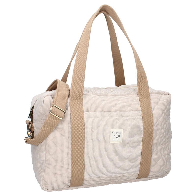 Sac A Langer Velours Cotele Ecru - kidzroom