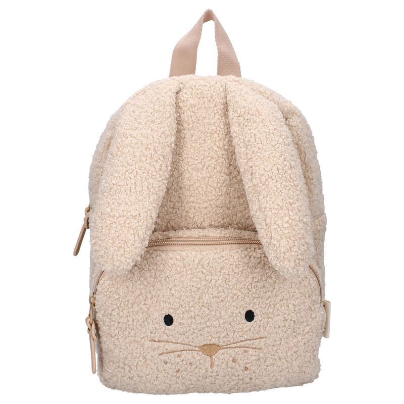 Sac A Dos Enfant Lapin Bouclette Beige - kidzroom