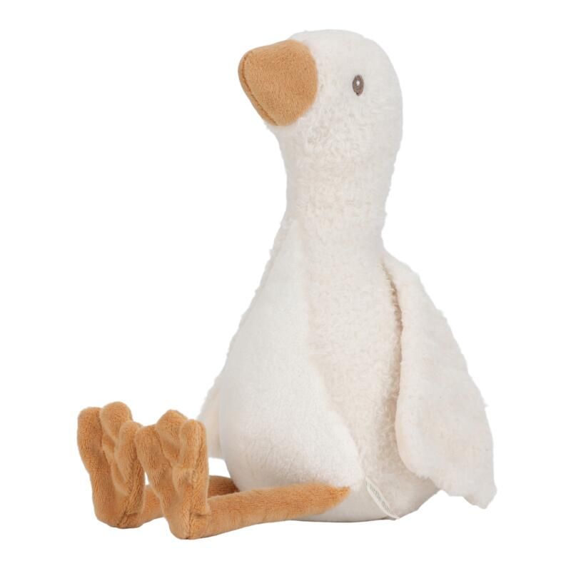 Peluche Oie Newborn Natural 25cm - little dutch