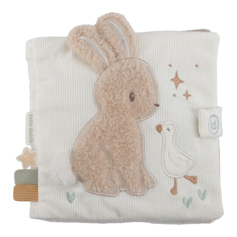 Livre Dactivites Tissu Newborn Natural - little dutch