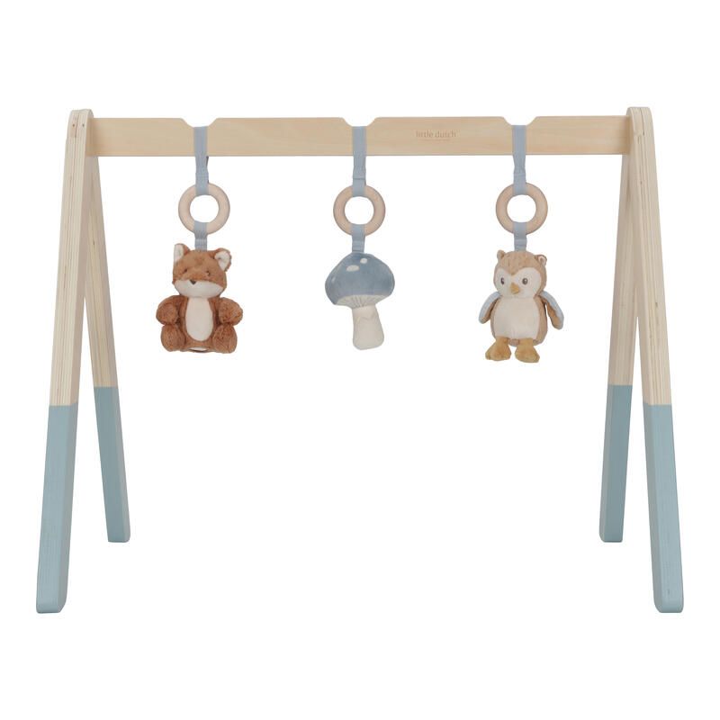 Arche Eveil En Bois Forest Friends Bois Bleu Marron Beige - little dutch