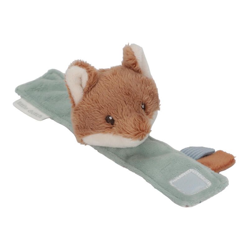 Hochet De Poignet Renard Forest Friends Vert Marron - little dutch