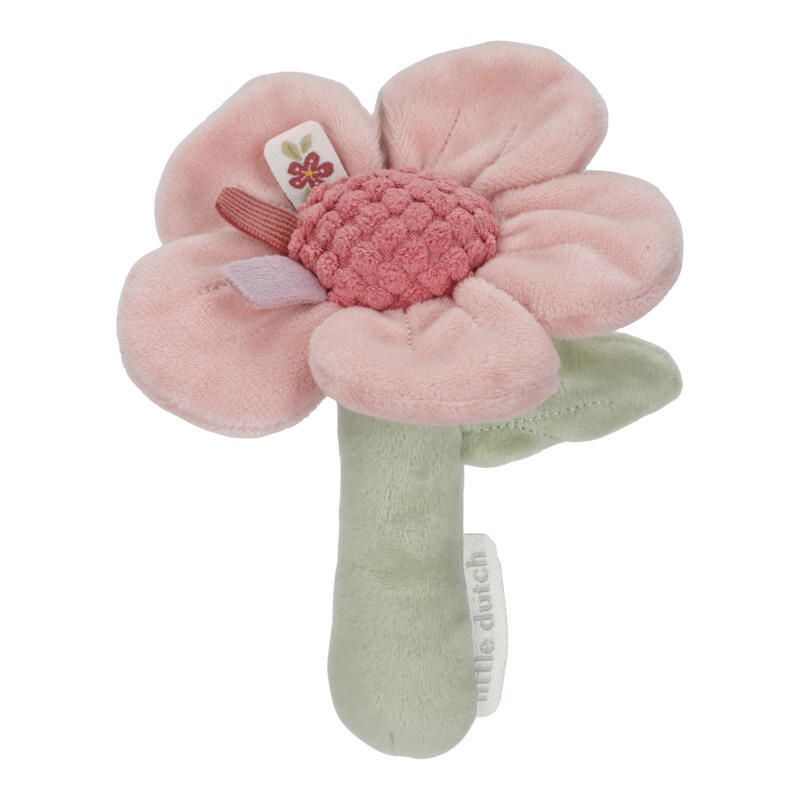 Hochet Peluche Fleur Fairy Garden - little dutch