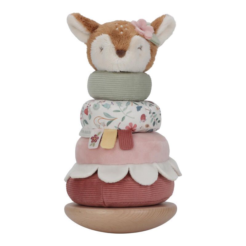Faon A Empiler Doudou Et Bois Fsc Fairy Garden - little dutch