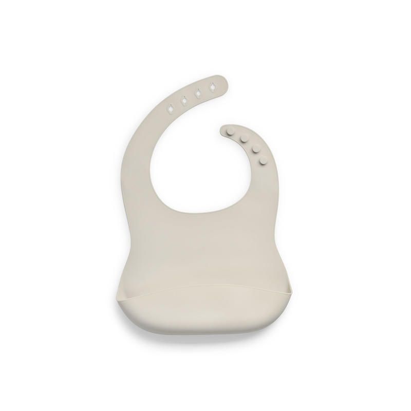 Bavoir Silicone Basics Nougat - jollein