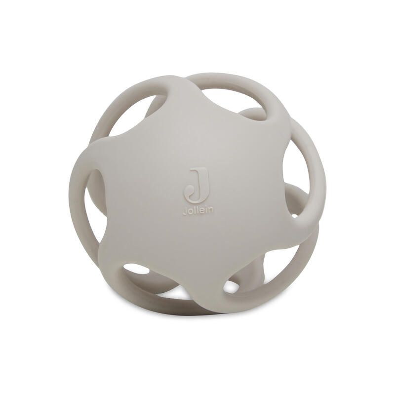 Anneau De Dentition Balle Silicone Basics Nougat - jollein