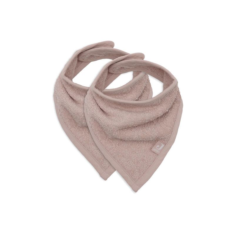 Bavoir Bandana Eponge X2 Basics Wild Rose - jollein