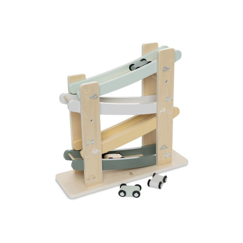 Circuit Voiture En Bois On The Go Multicolor - jollein