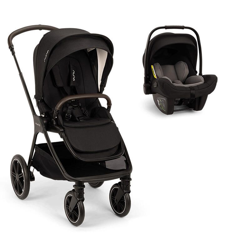 Poussette Duo Triv LX + Siège auto Pipa Next Caviar - nuna