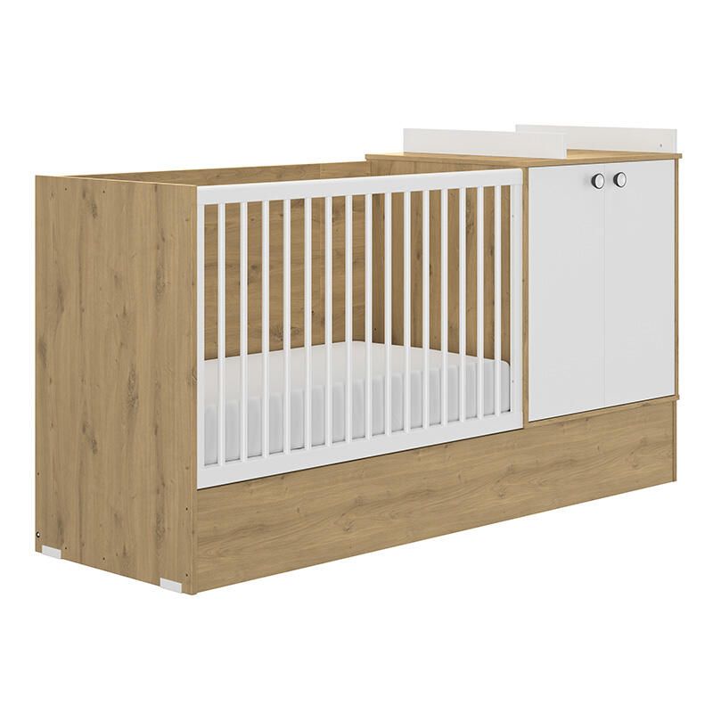 Lit bébé combiné 60x120cm évolutif en 90x190cm Arthur - galipette