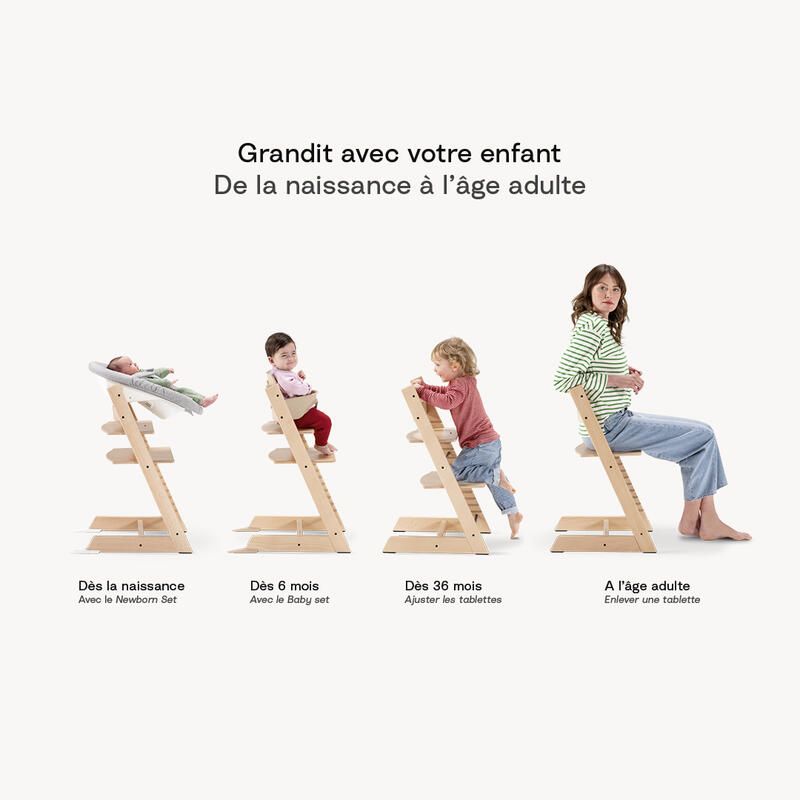 Chaise haute Tripp Trapp Oak Natural (Chêne) - stokke