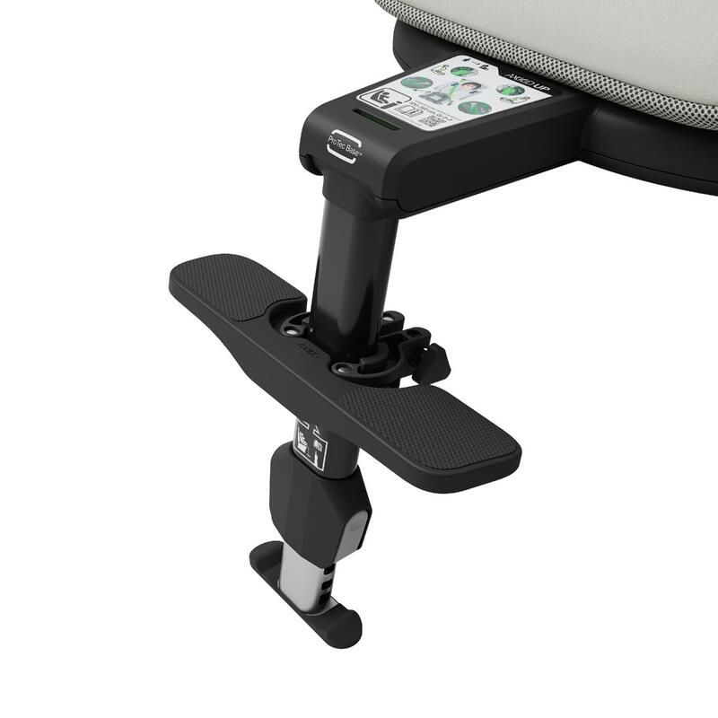 Siège auto 100-150cm Up + Repose-pieds Up Coastal Storm Black - axkid