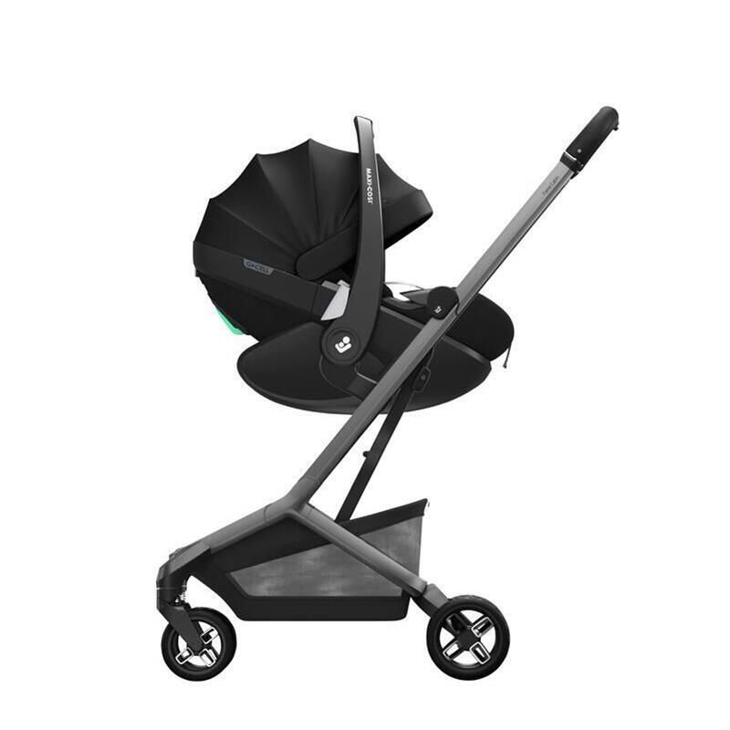 Poussette Duo Fame Cabin + Siège auto Pebble 360 Pro 2 Onyx Black - maxi cosi