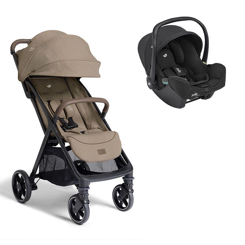 Poussette Duo Parcel Lx + Siège auto i-Snug 2 Sandstone - joie