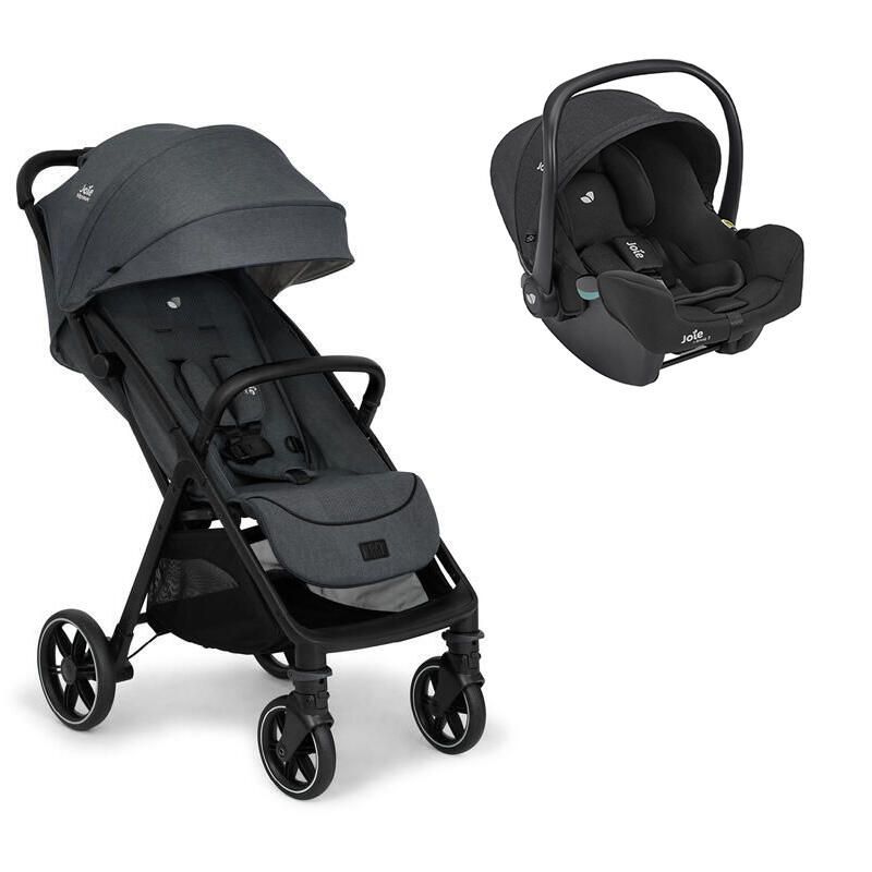 Poussette Duo Parcel Lx + Siège auto i-Snug 2 Ebony - joie