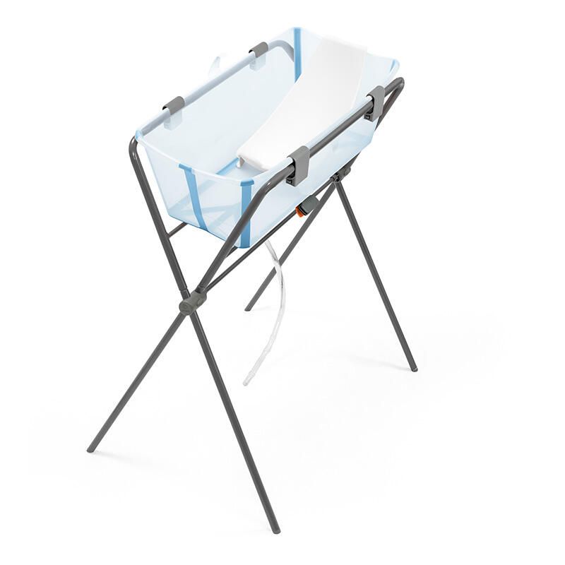 Baignoire Flexi Bath + Support + Transat de bain nouveau-né Ocean Blue - stokke