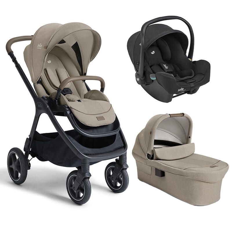 Poussette Trio Finiti + Siège auto i-Snug 2 + Nacelle Ramble XL V2 Sandstone - joie