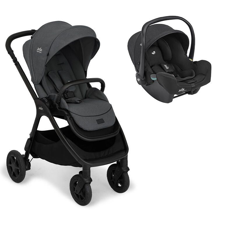 Poussette Duo Finiti + Siège auto i-Snug 2 Ebony - joie