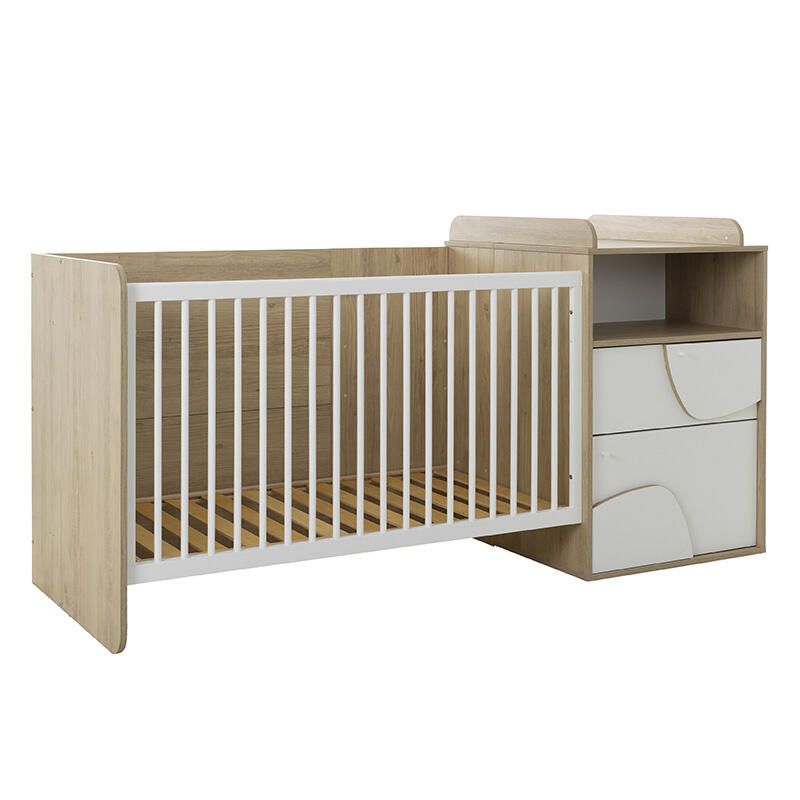 Lit bébé combiné 70x140cm évolutif en 90x190cm Baptiste  - galipette