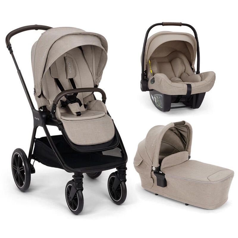 Poussette Trio Triv Lx + Siège auto Pipa Next + Nacelle Lytl Chateau - nuna