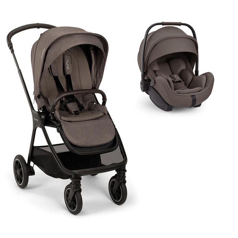 Poussette Duo Triv Next + Siège auto Arra Flex 2 Chestnut - nuna