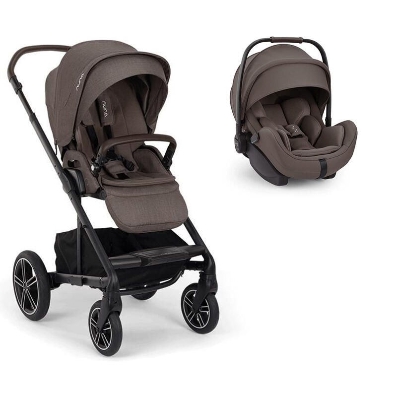 Poussette Duo Mixx Next + Siège auto Arra Flex 2 Chestnut - nuna