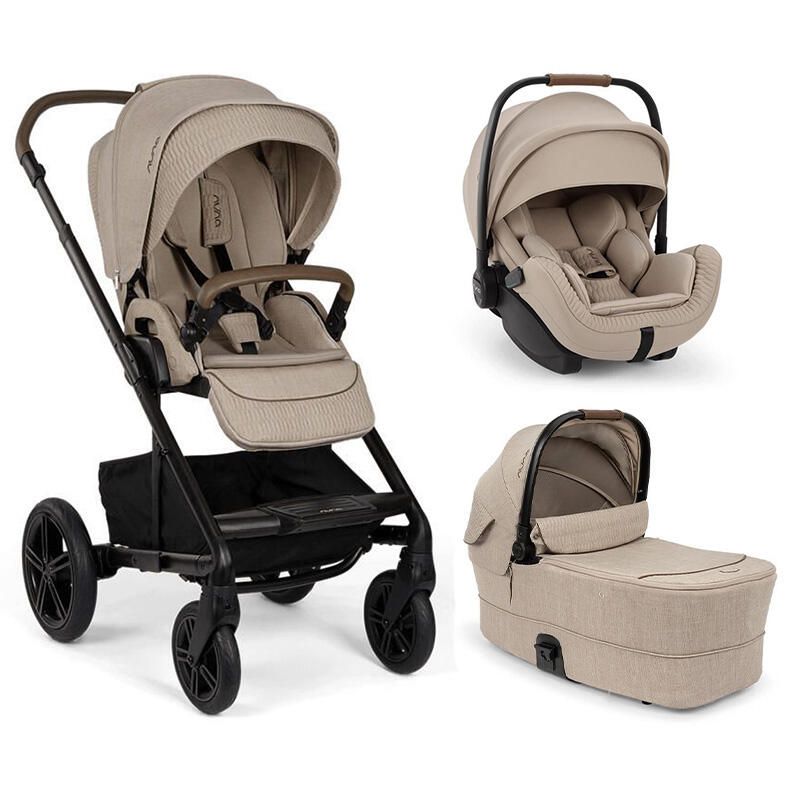 Poussette Trio Mixx Next + Siège auto Arra Flex 2 + Nacelle Mixx Next Cosmopolitan - nuna