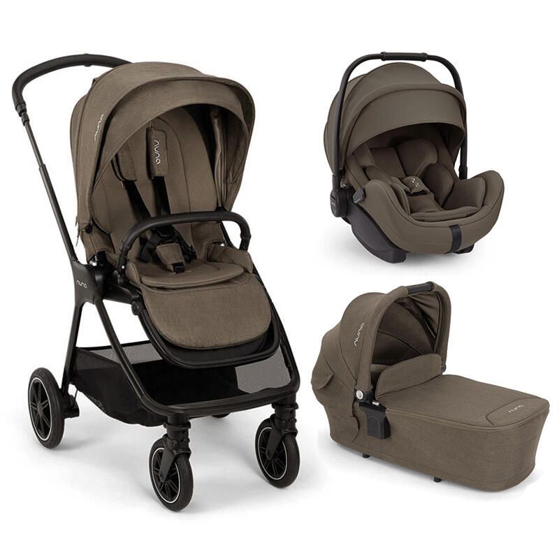 Poussette Trio Triv Next + Siège auto Arra Flex 2 + Nacelle Lytl Pistachio - nuna