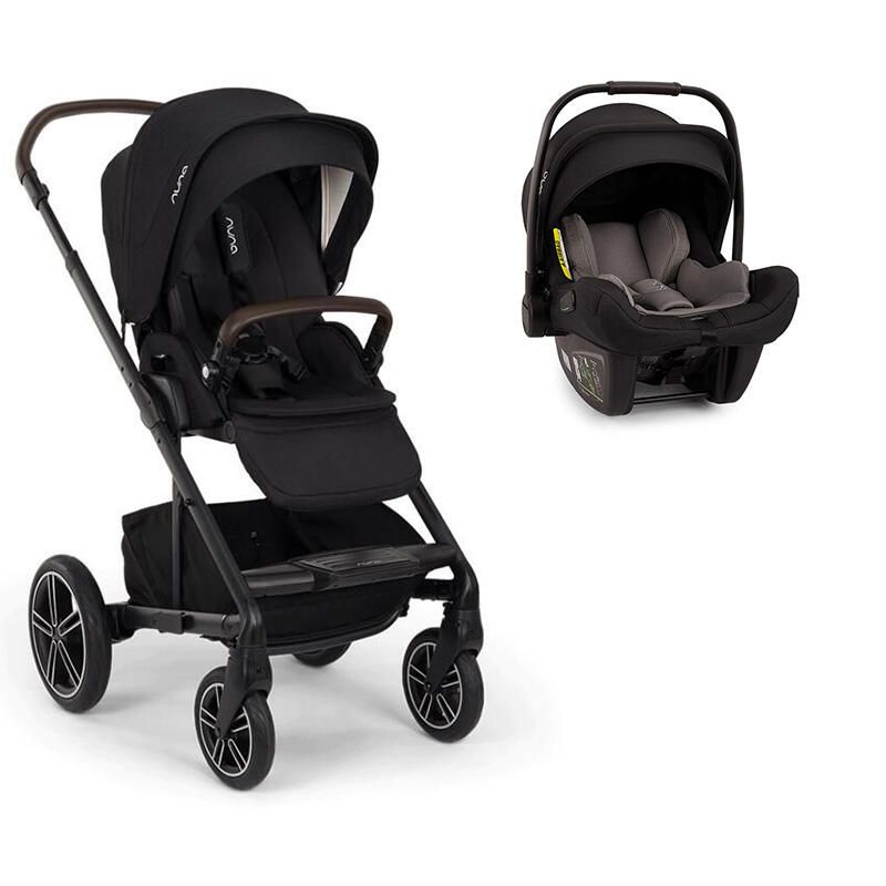 Poussette Duo Mixx Next + Siège auto Pipa Next Caviar - nuna