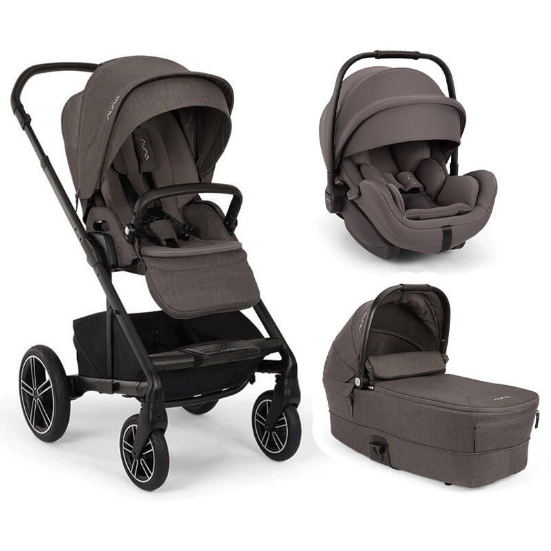 Poussette Trio Mixx Next + Siège auto Arra Flex 2 + Nacelle Mixx Next Thunder - nuna