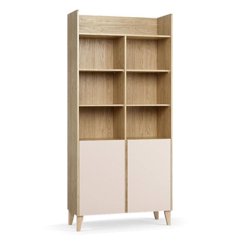 Grande bibliothèque Muve Chêne Sable Beige - vox