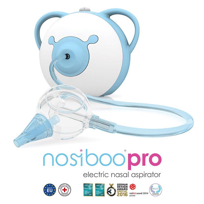 Mouche bébé électrique Nosiboo Pro Bleu - nosiboo
