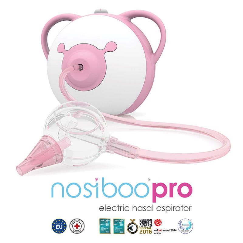 Mouche bébé électrique Nosiboo Pro Rose - nosiboo