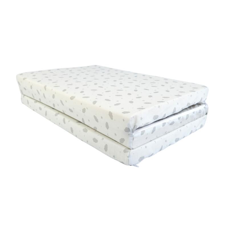 Matelas 60x120cm Le Pliant Blanc - fee moi dormir