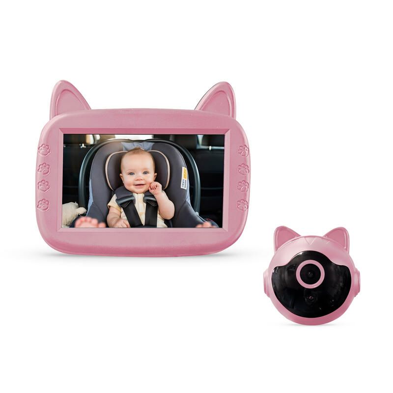 Caméra de sécurité embarquée BabeeCam 1 Rose - babeecam