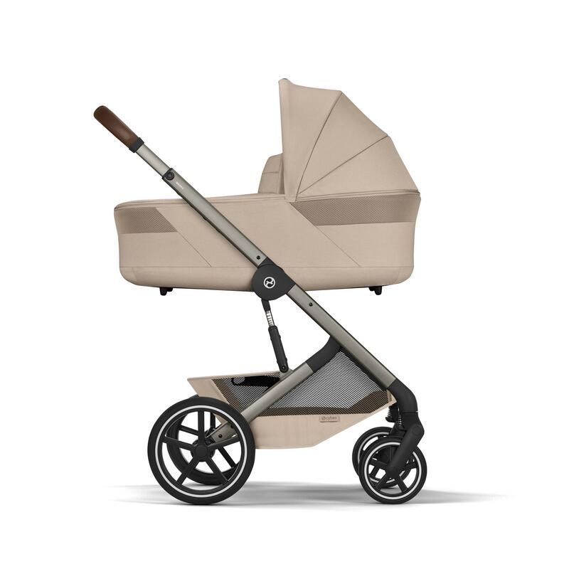 Poussette Duo Balios S Lux 4 + Nacelle Cot S Lux 4 Almond Beige - cybex