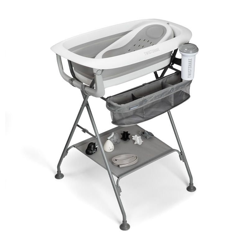 Kit de bain Deluxe V2 Gris Blanc - twistshake