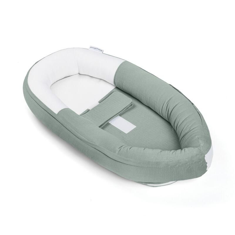 Réducteur de lit bébé Cocoon Tetra Green - doomoo