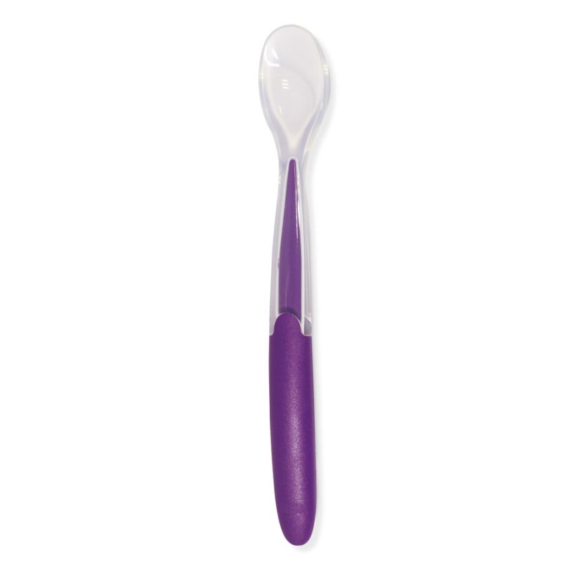Cuillere Souple Silicone 4m+ Panache Multicolore - nuk
