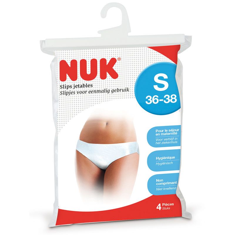 Slips Jetables X4 M Blanc - nuk