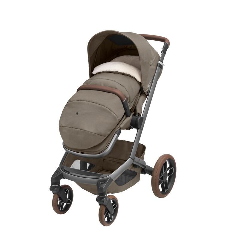 Chancelière hiver 2 en 1 Twillic Truffle - maxi cosi