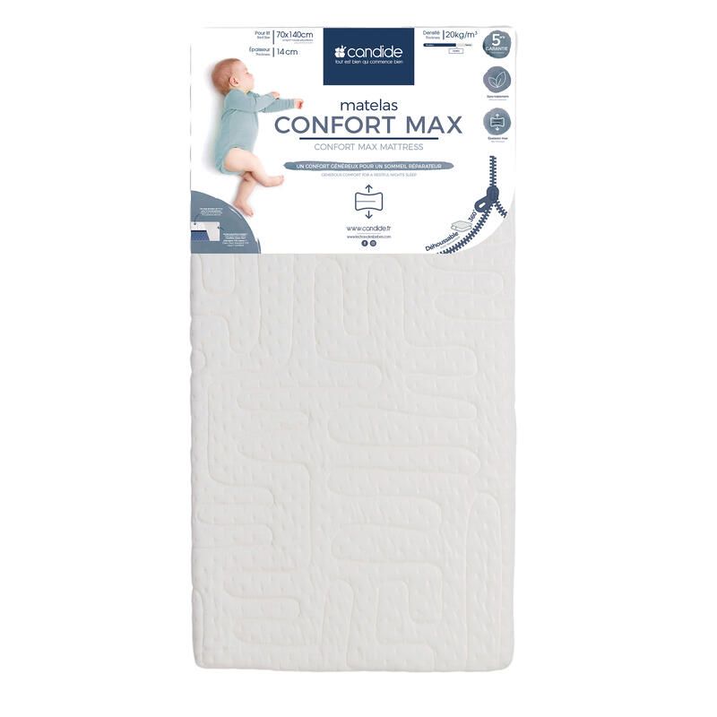 Matelas Confort Max 14cm 70x140cm - candide