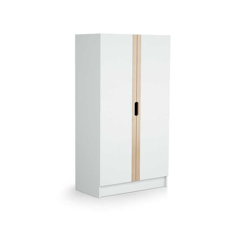Chambre Trio Carrousel Lit bébé évolutif 70x140cm + Commode à langer + Armoire - at4