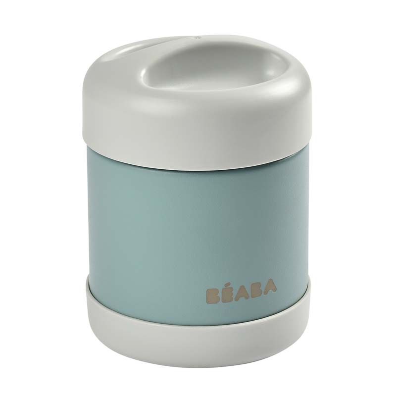 Portion Inox Isotherme 300ml Light Mist Eucalyptus Green - beaba